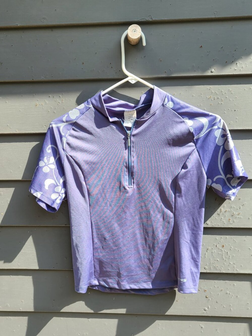 Sugoi Riding Top Blue with Back Kangaroo Pocket size Large - Picture 6 of 7